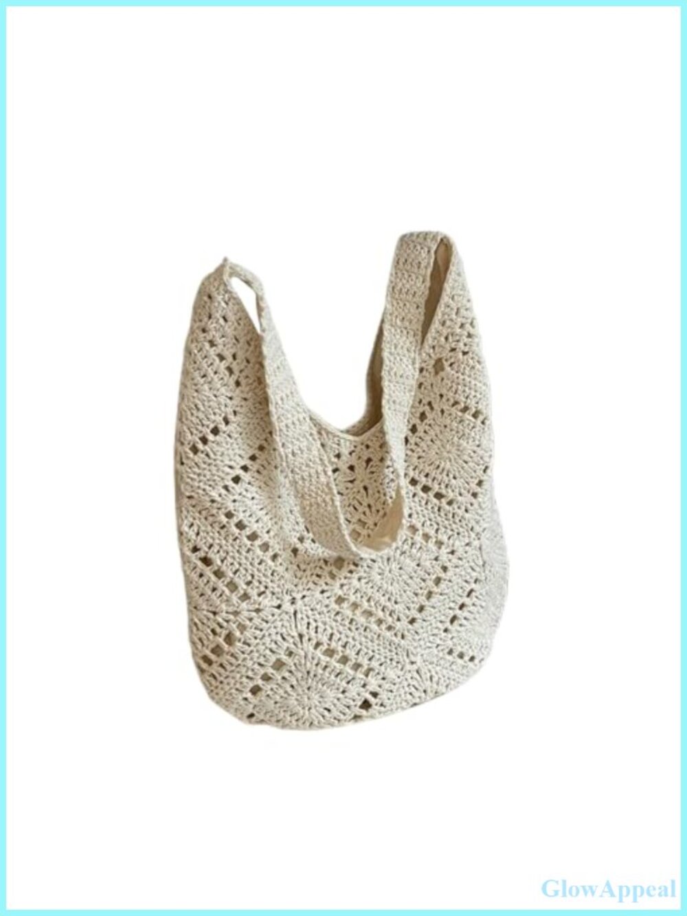 Large Canvas Tote Bag for Women with Buckle Closure and Lining